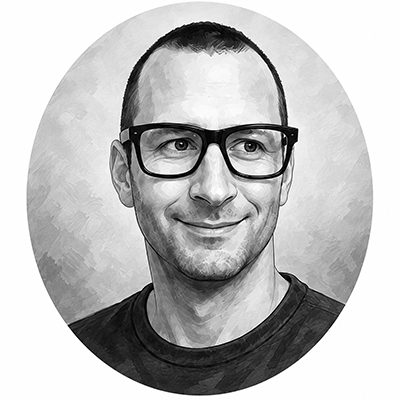 Stylized portrait of Max Vogal